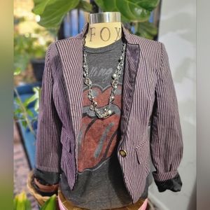 Forever 21 Red Black and Grey Blazer